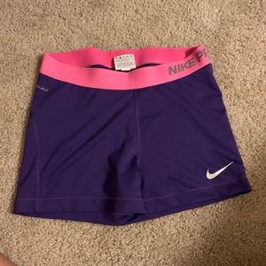 Nike Pro spandex shorts